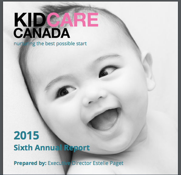 KIDCARECANADA’s 6th annual report, available online now